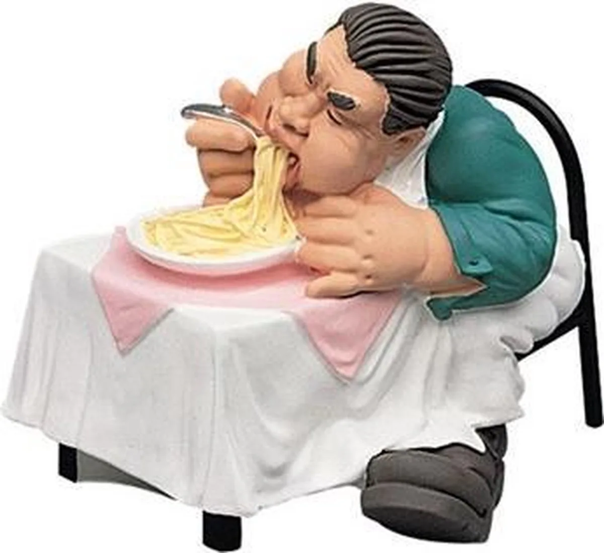 Antartidee Gourmet-Koch-Figur MadDeco Polyresin Italienisches Design 11 x 11 x 14 cm