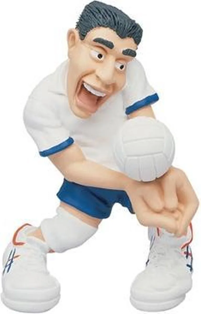 Antartidee Volleyballer-Figur MadDeco Polyresin Italienisches Design 11 x 11 x 17 cm