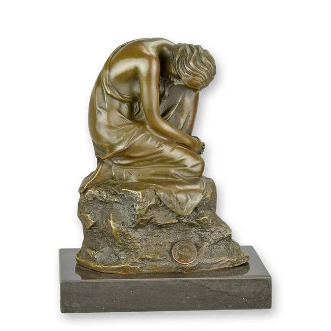 Bronzefigur Dreams Traeumende Gestalt