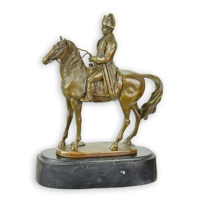 Bronzefigur Napoleon zu Pferde