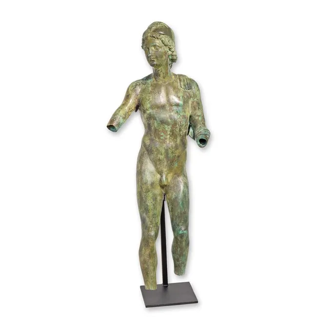 Bronze Jugend von Agde Skulptur griechischer Juengling 133 cm