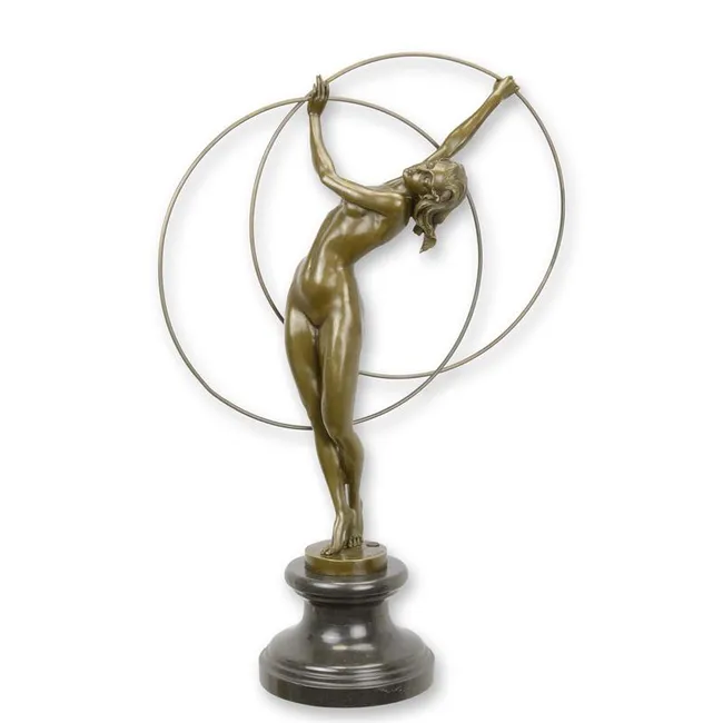 Bronze Reifentänzerin XL – 69,2 cm schwere Massivbronze