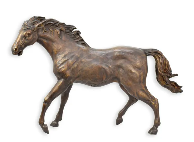 Bronzeskulptur Rennpferd gross