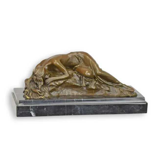 Bronze Schlafende Schoenheit – liegende Figur