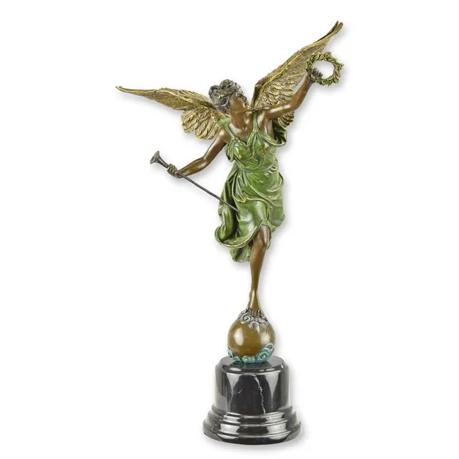 Bronze Skulptur Gefluegelte Victoria – Nike 40 cm