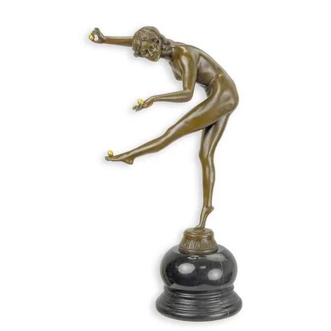 Bronze Skulptur The Trickstress 46 cm