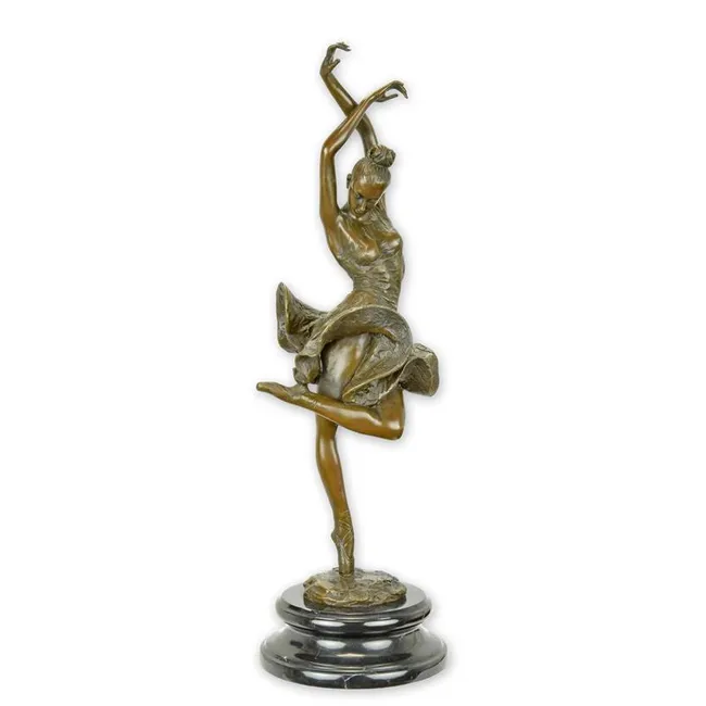 Bronzefigur einer Ballerina