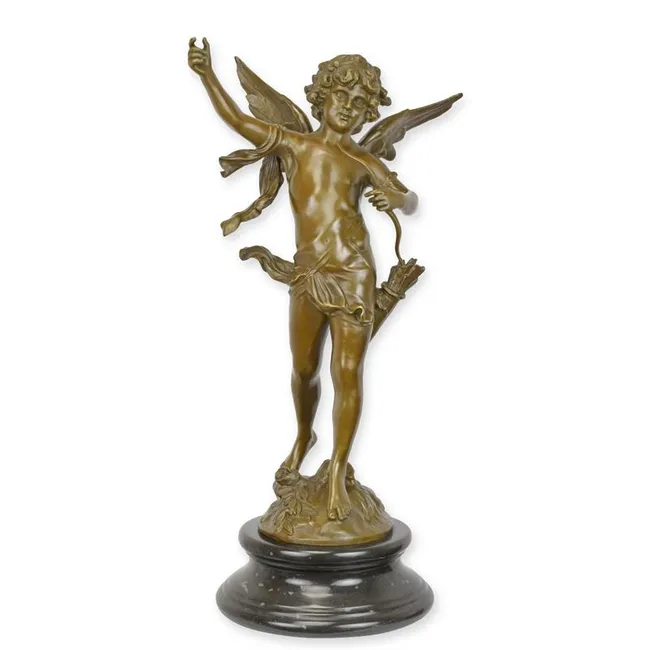 Bronzefigur Cupido, 70 cm hoch