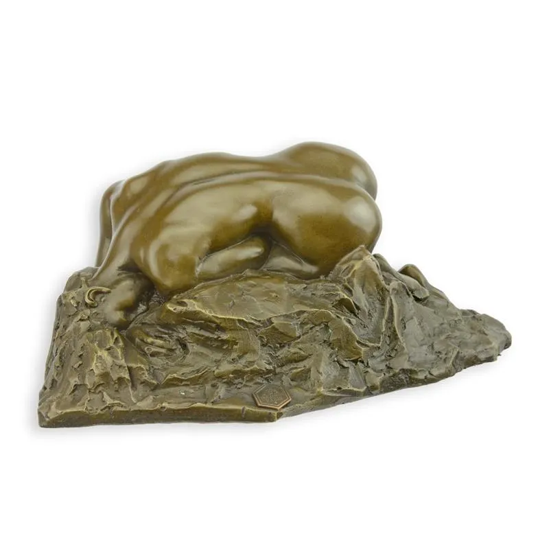 Bronzefigur Danaide liegender Frauenakt nach Rodin