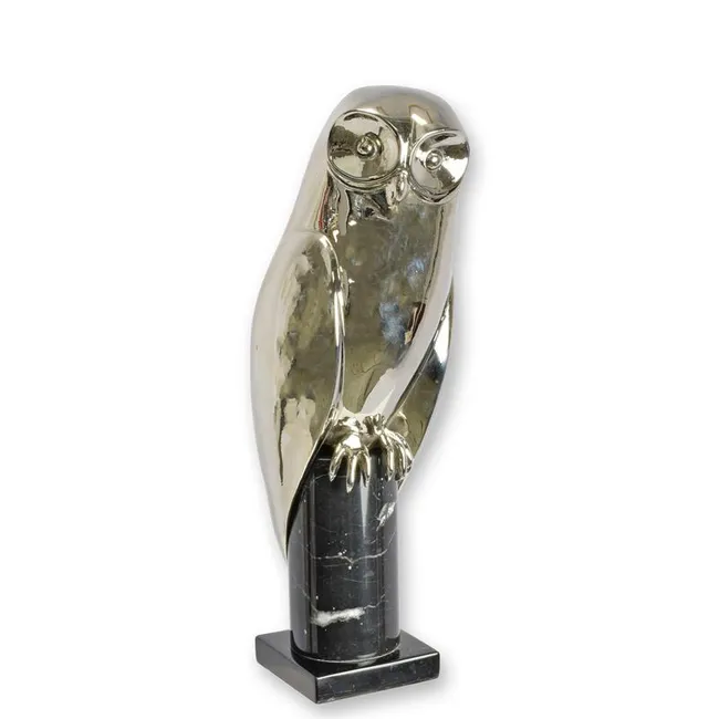 Bronzefigur Eule