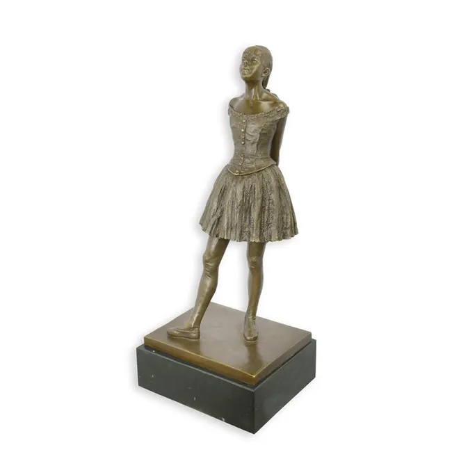 Bronzefigur Kleine Taenzerin 14 Jahre – 73,8 cm, 40 kg