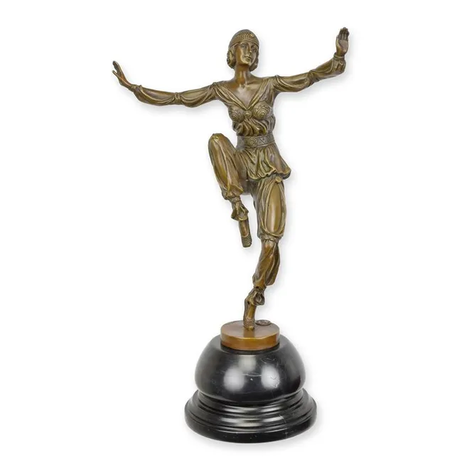 Bronzefigur Scheherazade - Hoehe 38,7 cm