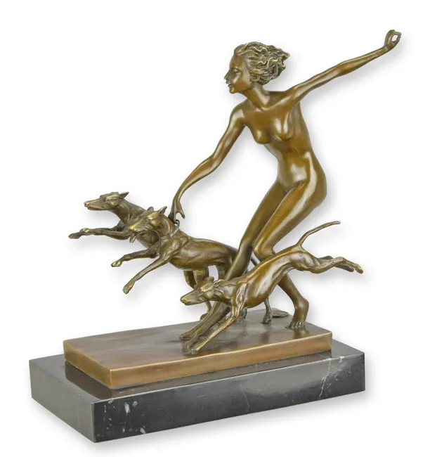 Bronzefigur Spring Frolic - 22,9 x 21,8 cm