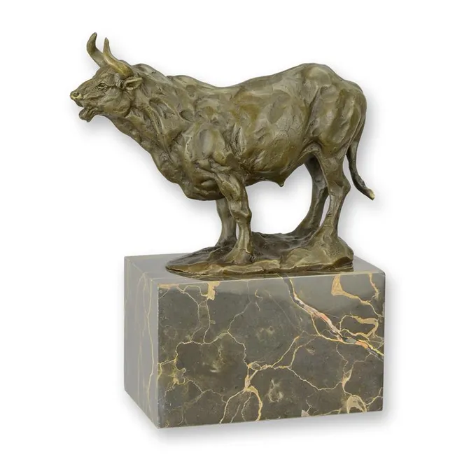 Bronzefigur Stier
