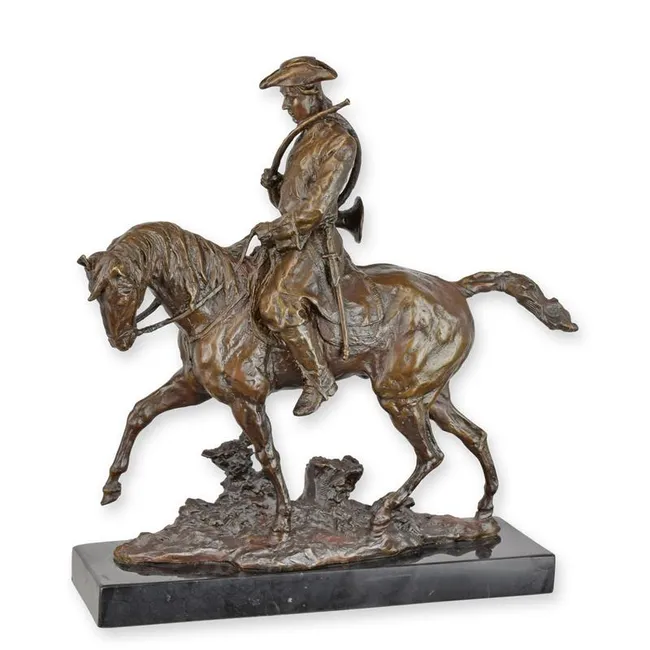 Bronzener Reiter zu Pferd Ludwig XV monumentale Skulptur