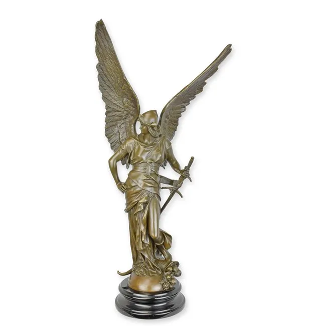 Bronzeskulptur Armed Peace 61 cm stehende Figur