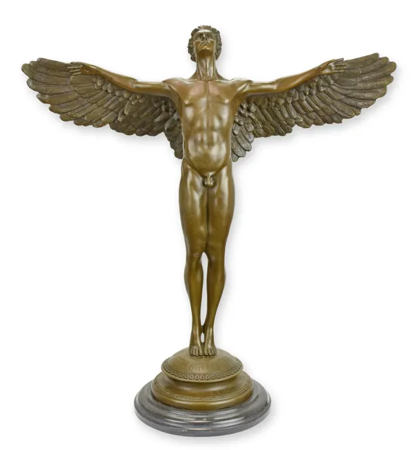 Bronzeskulptur Rising Day 60 cm figurative Figur
