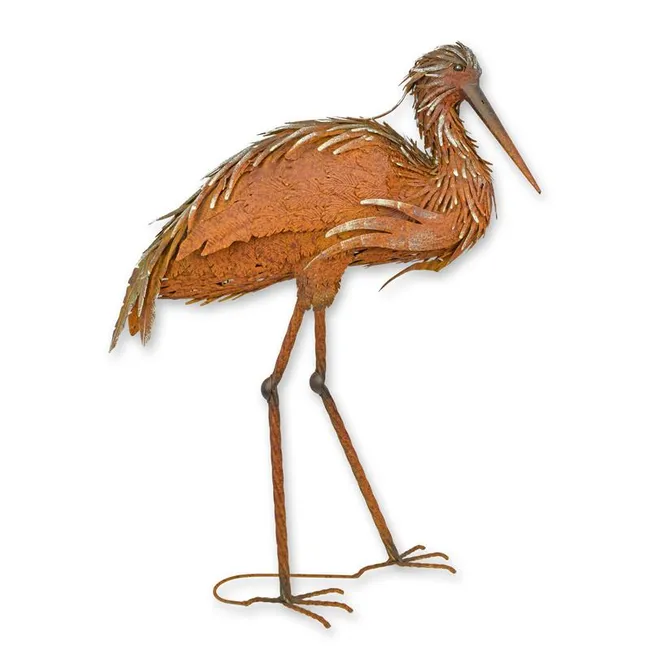 Eiserner Storch stehend – 91 x 70 x 34 cm