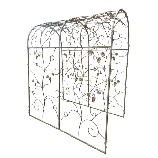 Eiserner Torbogen Pergola - 230 x 118 x 204 cm