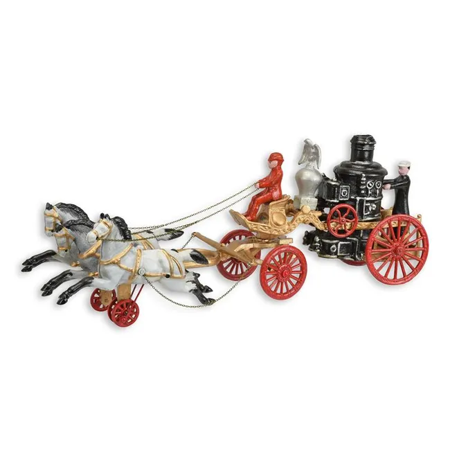 Gusseisen-Miniatur pferdegetriebene Dampf-Feuerwehrpumpe
