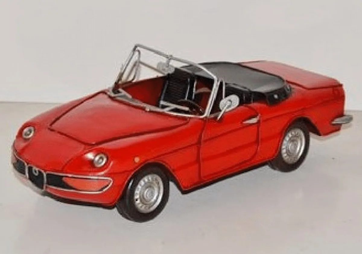 MadDeco Blechauto Alfa Romeo Spider Veloce rot 31 cm