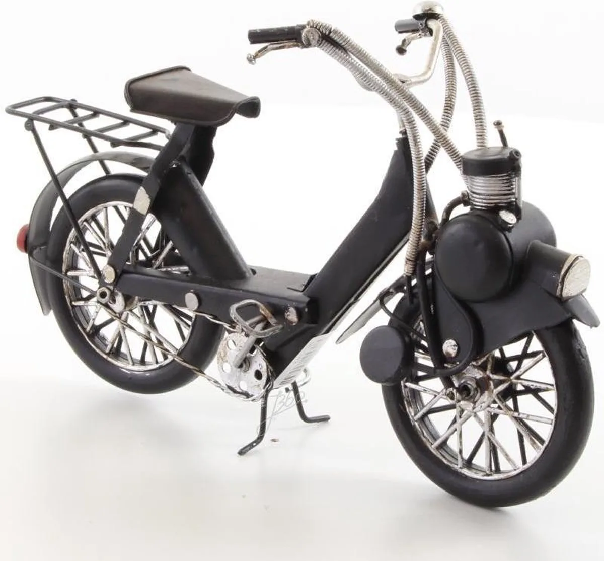 MadDeco Blechmodell Solex Moped schwarz Metall – 15x9x17 cm