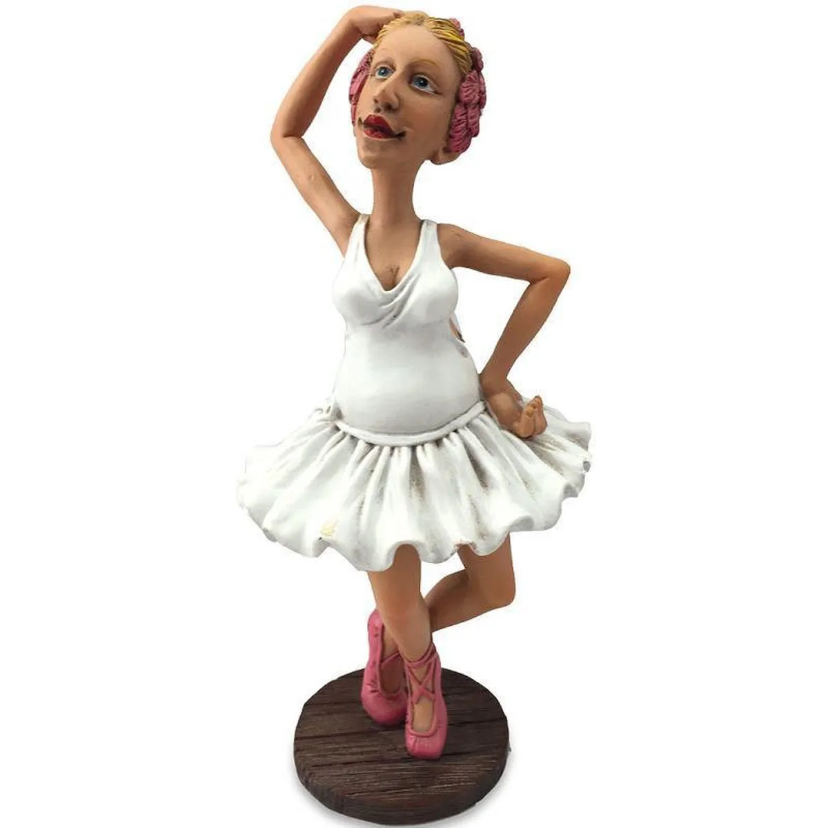 MadDeco Figur Ballerina weiß Polyresin Berufe Warren Stratford 8x7x18 cm