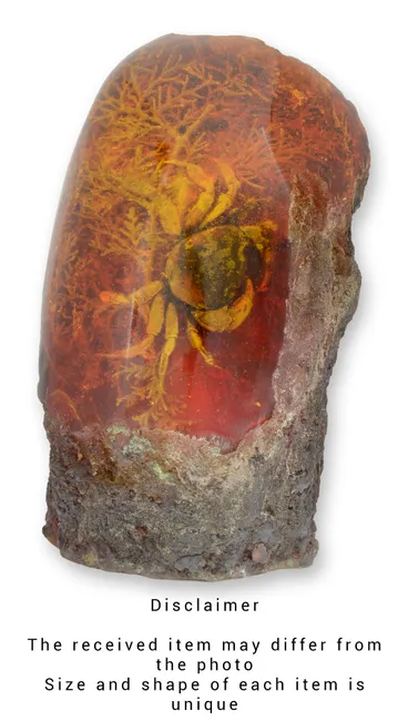 Resin-Ornament Krabbe gross