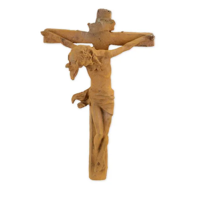 Rosteisenkreuz Corpus Christi an Kreuz